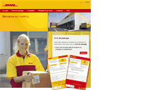 Desktop Screenshot of mydhl.lu